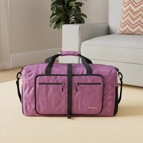 Heavy Duty Foldable Travel Duffel Bag 60L Waterproof Water Resistant Large Capacity For Beach Trips Gym Pool Sports Overnight Carryall