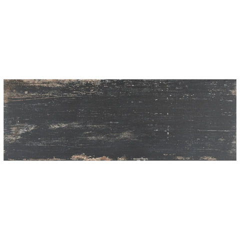 Retro Nero Porcelain Floor And Wall Tile 8.25 X 23.5 Inches Glazed Textured Low Sheen With Dope Tone Variation surface view