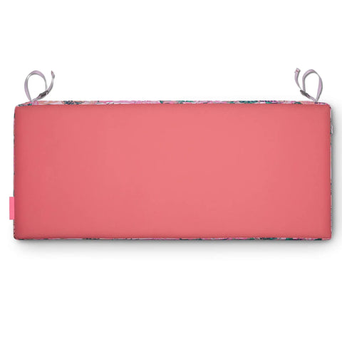 Water Resistant Patio Bench Cushion 48 By 18 By 3 Inches With Cozy High Density Foam And Weatherproof Fabric And Easy Click Close Straps