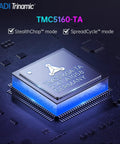 Dope TMC5160T Plus Stepper Motor Driver V1.0 With 8 MOSFETs 60V 10.6A IRMS featuring StealthChop and SpreadCycle modes