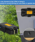 Beefy Medium Outdoor Electrical Box IP54 Weatherproof Cover for Outdoor Power Strips and Electronics 6 Cable Entry Ports