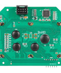 Drop In Lcd Display Board That Clips Right Onto Most Manitowoc Ice Units To Keep Production Rolling Smooth As Glass With Zero Sweat Or Tech Support Calls On This Easy Install Job For Your Shop Today - close-up of green PCB with buttons and connectors.