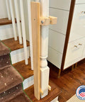 Gate Installation Kit For Stairways 36 Inch Banister Clamp Set Easy Mount No Holes No Adhesive Fits Round Or Square Posts USA