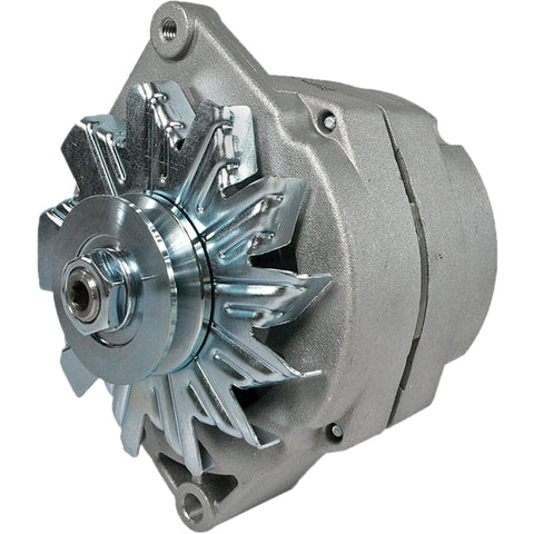 High Output 105 Amp 12 Volt External Fan Alternator Replacement For Chevrolet GMC Buick Oldsmobile Pontiac 1968 Through 1989