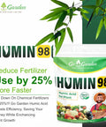 Humic Acid 98 For Plants, Organic Plant Food And Growth Booster, Boost Your Plant Game, Nutrient Uptake, Root Health, Germination, Drought Tolerance, Microbial Activity, 450 Grams pouch