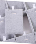 Close-up of the soft dividers in the Lowkey Perfect Multi Grid Jewelry Tray For Rings And Necklaces With Smart Dividers.