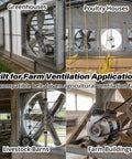 0.75 HP Farm Duty Electric Motor 1725 RPM Dual Voltage 115 230V 56 Frame Workhorse Fan Motor in farm ventilation settings