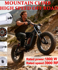 Rider on dirt bike with Beast Power 48V 1800W Brushless DC Motor Kit for Go Karts and E-Bikes, 3900RPM Max, 5.1N.M Torque