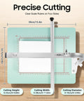 Portable 72W Hot Wire Foam Cutter With 100 To 240V AC Power, Tabletop Styrofoam Cutter top view showing precise scale.