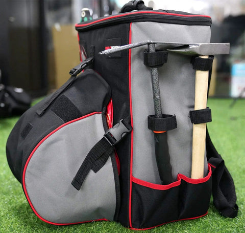 Heavy Duty Welding Tool Backpack With Helmet Catch And Lunch Box Extra Large Capacity Gear Bag For Auto Darkening Helmets Tools