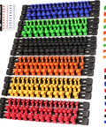 18 Piece Socket Organizer Set With Quarter Inch 96 Clips Three Eighths Inch 90 Clips And Half Inch 72 Clips For Tool Box Drawer Drive Socket Trays Color Coded For SAE And Metric Sockets Heavy Duty ABS Plastic displayed in colorful trays