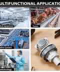 Leak-Free Tool-Free 1/2 Inch ID Valved Bulkhead Hose Barb With 3/8 Inch High Flow Quick Disconnect Coupling Panel Mount Fluid Fitting on wood