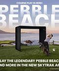 Portable Golf Launch Monitor With Real Time Feedback And Photometric Tech for on-course simulation at Pebble Beach