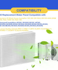 35 Water Panel Humidifier Filter Replacement Fits Aprilaire 35 Series And Honeywell Models, Works With 350 360 560 600 700 760 768 And HC26P 260A 260B 265A 265B, 3 Pack image displaying a white filter with green leaves and compatibility text.