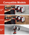Double Slot Wall Mount Drill Holder For M18 M12 Cordless Drills And Impact Drivers on various wall types