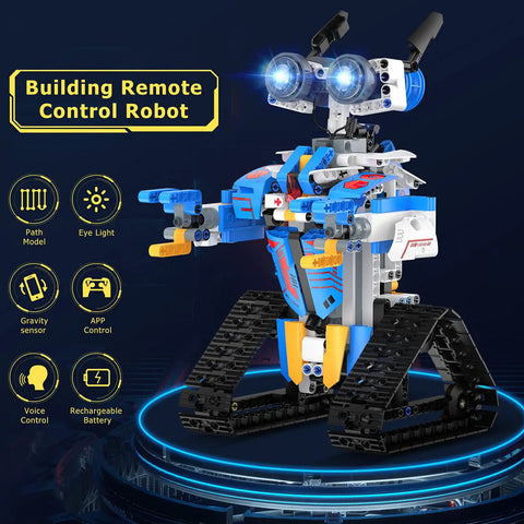 Epic Robot Building Kit For Kids Aged Eight To Sixteen With App Or Remote Control Programmable STEM Toys, robot on tracks
