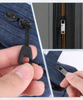 Detachable Metal Zipper Pull Replacement Kit With Six Heads And Six Extension Cords For Backpacks Jackets Luggage Boots And Tents