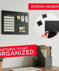 Magnet Receptive Ferrous Sheets With Strong Peel And Stick Backing Flexible Rubber Magnetic Sheets used for wall organizer