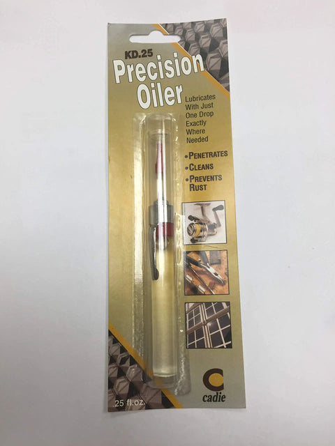Oiler Pen For Tight Spots, Needle Lubricator For Metal Tools And Firearms, Exact Lube Shooter Drips Non Sticky Lubricant Cleans Residue Prevents Rust Portable Durable On The Go, 1 pack blister card
