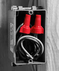 Wire Connector Kit, 150 Piece Mixed Assortment Bag, Heavy-Duty Wire Nuts With Wing Grip Design inside electrical box