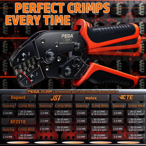 Crimping Tool And Dupont Connector Kit With 21 Styles, 2.54mm Dupont Connectors And Crimp Pins, 2.5mm JST-XH Contacts