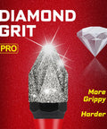 Close-up of a diamond-coated PH2 screwdriver bit, part of Diamond Coated Impact Screwdriver Bit Set With 20 Pieces.