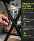 Kisang 4 Piece Hex Wrench Kit with Socket Sleeve on black keyboard stand, alloy steel tool in use
