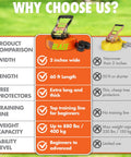 Comparison chart for Complete Slackline Kit For Backyard Fun 60 Foot Setup With Training Line And Wide Tree Protectors