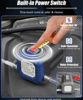 12V 80W Oil Extractor Pump with auto overload and one-touch emergency stop button for spill-free fluid transfer
