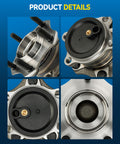 Rear Wheel Bearing Hub Assembly For Mazda 3 2014 2015 2016 2017 2018 5 Lug OE Quality OEM Grade Replacement Wheel Hub Kit details