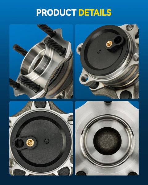 Rear Wheel Bearing Hub Assembly For Mazda 3 2014 2015 2016 2017 2018 5 Lug OE Quality OEM Grade Replacement Wheel Hub Kit details