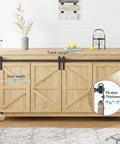 Five Foot Mini Cabinet Bi Folding Sliding Barn Door Hardware Track Kit For Four Doors installed on wooden cabinet