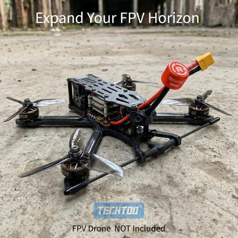 RHCP FPV Antenna Long Range Five Point Eight G For DJI FPV Quadcopter Racing Drone on a concrete surface