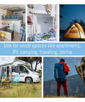 Compact Foldable Portable Washing Machine For Camping And Small Spaces, Collapsible Bucket Washer For RVs And Travel.