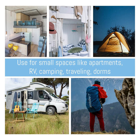 Ultra Compact Portable Washing Machine For Camping And RV Life Foldable Bucket Washer For Travel In Small Spaces White Road Trip Ready Laundry Gadget That Keeps Your Clothes Clean On The Go