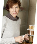Person working with Go To Jewelry Making Kit For Beginners with wire and tools on a desk