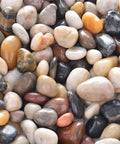 10Lb Totally Versatile Natural Polished Mixed Pebbles River Rock Gravel For Freshwater Aquariums And Fish Tanks, Landscaping