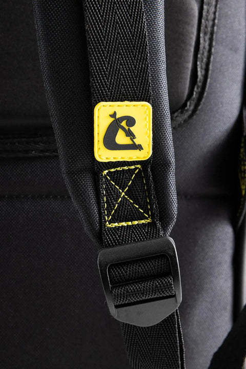 Close-up of strap on Piovra Dry Dry Backpack For Freediving And Spearfishing Gear With Water-Repellent Material, 90 L Capacity