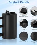 Heavy Duty Canopy Water Weights Bags 88 Lb Tent Anchors 10L Water Bags details showing handle, strap, and leakproof features