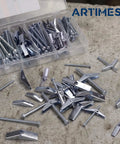 36 Piece Toggle Bolt Anchors Kit With 3 Size Metal Butterfly Drywall Anchors One Eighth Three Sixteenths One Quarter Inch For Hollow Walls And Ceilings Heavy Duty Gear For Shelving And Heavy Fixtures. assorted metal toggle bolts, wing nuts, and screws in storage case
