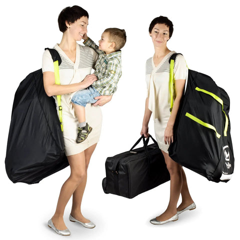 Car Seat Travel Bag For Airplane With Dual Carrying Straps Gate Check Ready Durable Car Seat Cover For Flying Fits Most Standard Car Seats