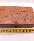 Heavy Duty Wooden Storage Container For Tooling Gauges And Hardware Featuring A Badass Craftsmanship Job that measures 10x5 inches.