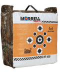 Archery Bag Target With Easy Carry Handle And Edge Camouflage For Crossbow, Compound, And Traditional Bow Practice.