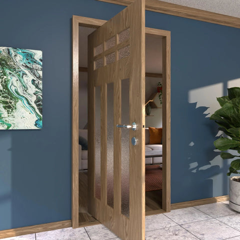 Wooden door with frosted glass and Pivot Hinge for Doors and Cabinets With 360 Degree Stainless Steel Shaft Smooth Silent Movement