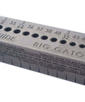 Compact V Drill Guide With Twenty One Drill Sizes For Straight, Accurate Hand Drilling On Flat Surfaces, Corners And Round Parts
