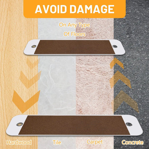 Slide Heavy Loads Without Breaking A Sweat Using These Large Appliance Sliders With Pull Straps Heavy Duty Furniture Movers Glide Slick On Carpet Or Hardwood For Casual Weekend Moving Projects Nationwide showing slider mats on various floor types.