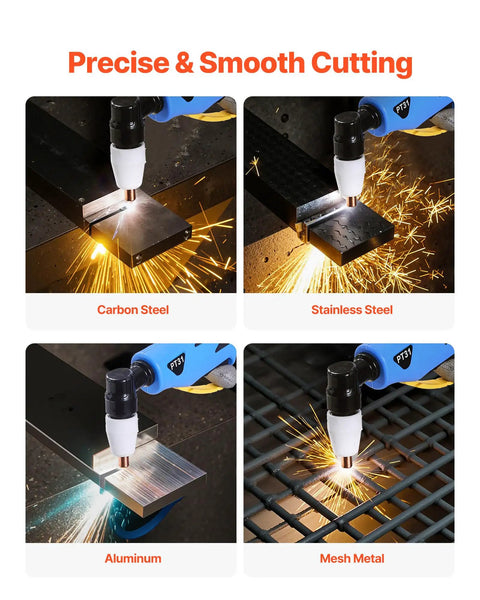 Dual Voltage 50 Amp Plasma Cutter Be A Garage Workhorse With 110V And 220V Run IGBT Inverter Digital Display 2T 4T Modes