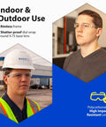Men wearing Anti Fog Safety Glasses Pack Of 2 Clear With Durable Polycarbonate Lenses For All Day High Impact Protection And UV Defense