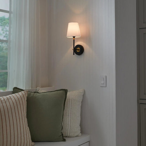 Slick Gliding Touch Led Dimmer Switch With Integrated Locator Light Single Pole Three Way Wiring Configuration For House Fixtures Heavy Duty Craftsmanship No Sweat Install next to a modern wall sconce and pillows.