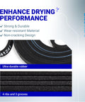 Must Have Dryer Drum Belt And Pulley Kit For Kenmore Whirlpool Dryers, showing durable rubber belt with 4 ribs and 3 grooves